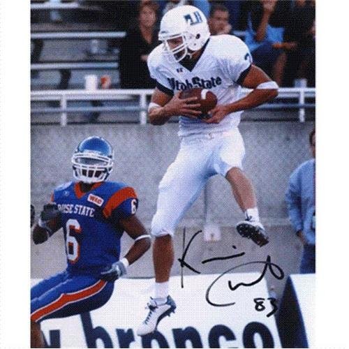Kevin Curtis Autographed Utah State Aggies 8x10 Photo