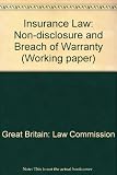 Insurance law, non-disclosure and breach of warranty