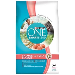 Purina One Salmon & Tuna Flavor Cat Food, 3.5-Pound Bags (Pack of 6)