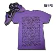 8&9 "VANDALIZED" Printed Men's T-shirt By EIGHT & NINE DESIGNS Royal Purple/Black Limited Nike Dunk Colorway Hand Printed 8&9 S/S Tee