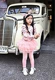 UNZ 2016春夏 子供服 女の子スカート キッズスカート 子ども 子供 レギンス付きスカート 多層 チュチュスカート付きレギンス スカッツ チュールスカート フリフリチュチュ tutu (130c