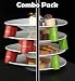 High Rise and Low Rise Combo Plate Spacers, Stack prepared dinner plates in the oven,...