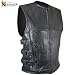 Xelement Mens Advanced Triple Strap Design Motorcycle Vest