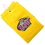 LSU Tigers Gold Embroidered Velour Golf Towel