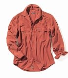 Craghoppers Kiwi Long Sleeve Shirt Red Ochre Medium