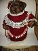 Festivities Merry Christmas Bear Tree Topper