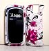 Purple Rose Flower Snap on Hard Skin Shell Protector Cover Case for Pantech Impact P7000 in RETAIL PACKAGE