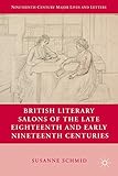 British literary salons of the late eighteenth and early nineteenth centuries