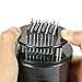 Teika Kitchen Meat Tenderizer with 56 Stainless Steel Blades and with a White Cleaning Brush-Work with any Type of Meat- Color Black