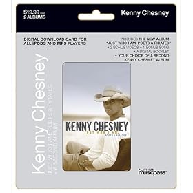 Kenny Chesney: Just Who I Am: Poets & Pirates and a Second Album Digital Download Card