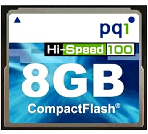 PQI コンパクトフラッシュカード 100倍速 8GB QCF10-8G