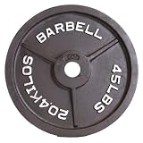 Cap Barbell Unisex-adult Workouts Black Olympic Plate Black