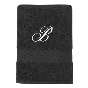 Fieldcrest&reg; Classic Monogrammed Bath Towels - Ebony
