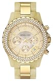 Michael Kors Women’s MK5417 Madison Chronograph Horn and Gold Watch