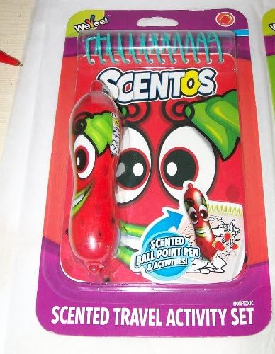 Scentos Scented Travel Activity Set - Strawberry