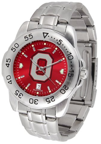 Ohio State Buckeyes OSU NCAA Mens Sport Anochrome Watch