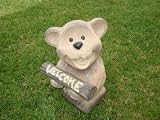 12 Solar Power Bear Welcome Sign Garden Patio Light
