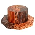 Palm Wood Yin Yang Salt/Pepper Set