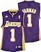 Jordan Farmar Youth Jersey: adidas Purple Replica #1 Los Angeles Lakers Jersey - X-Large (18-20)