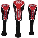 Nebraska Golf Club Headcovers Set of 3 - Nylon