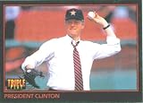1993 Triple Play 32 President Bill Clinton (Baseball Cards) [Misc.]