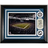 Detroit Lions Ford Field Photo Mint with two Silver overlay Coins