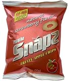 Applesnapz Apple Chips Strawberry Flavor, 0.7-Ounce Bag (Pack of 12)