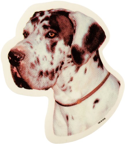 World Stickers Schwandt Heimtierbedarf 12185 Aufkleber 4 St&uuml;ck ca. 80 x 80 mm f&uuml;r Warnschild Deutsche Dogge