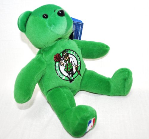 BOSTON CELTICS OFFICIAL NBA TEAM LOGO 8IN SPECIAL FABRIC BASKETBALL PLUSH TEDDY BEAR