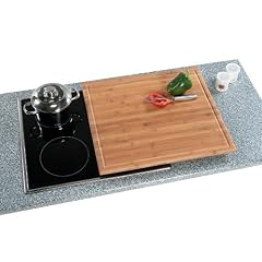 Kesper 54599 Schneide- und Abdeckplatte Bambus 56 x 50 x 4 cm