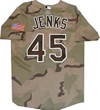 Bobby Jenks Authentic Camo Camouflage Chicago White Sox Home Jersey