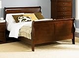 The Carrington Cherry King Size Sleigh Bed