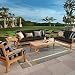 Melbourne Club Chair - Black/Graphite - Frontgate, Black/Graphite,Patio Furniture