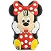 Mickey Minnie Cute 3D Mouse With Red Bow Case Soft Silicon Dots Cover for Samsung Galaxy S5 I9600
