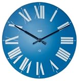 Alessi - Achille Castiglioni Firenze 12 AZ Wall Clock  Blue