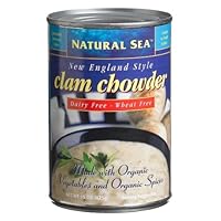 Natural Sea Clam Chowder, New England Style, Wheat Free, Dairy Free, 15-Ounce Cans (Pack of 4)