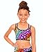 TumbleWear Big Girl's Groovy Flowers Sportsbra