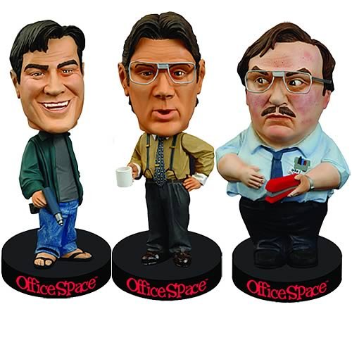 Office Space Talking Bobble Head Set