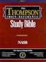 Thompson Chain Reference Bible (Style 610black index) - Regular Size NASB - Genuine Leather