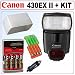 Canon Speedlite 430EX II Flash + Accessory Kit