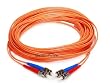 Monoprice Fiber Optic Cable, ST/ST, Multi Mode, Duplex - 10 meter (62.5/125 Type)
