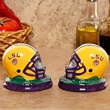 LSU Tigers NCAA Helmet Salt and Pepper Shakers (3" Tall)