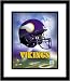 Minnesota Vikings NFL Framed 8x10 Photograph Team Logo and Football Helmet Collage