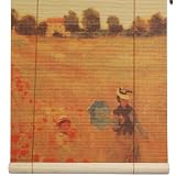 Poppies Bamboo Window Blinds - 48 Wide