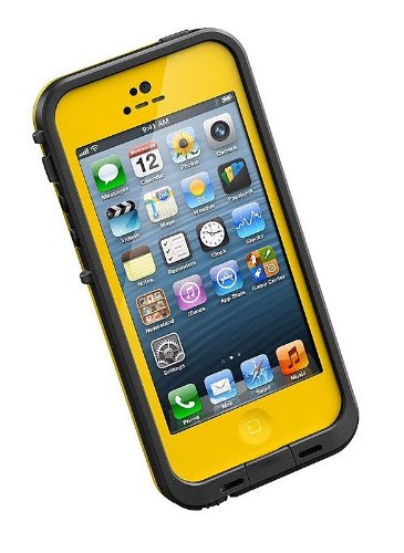 Lifeproof 1301-08 Fre Case for iPhone 5 - 1 Pack - Retail Packaging - Yellow