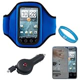 Durable Neoprene Exercise Sports Workout Armband with Adjustable Velcro Str ....