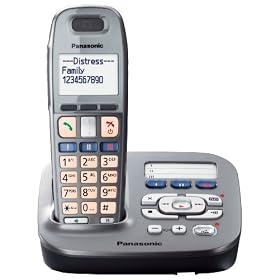 Panasonic KX-TG6591EM Single Big Button DECT Phone with 40 minute TAM