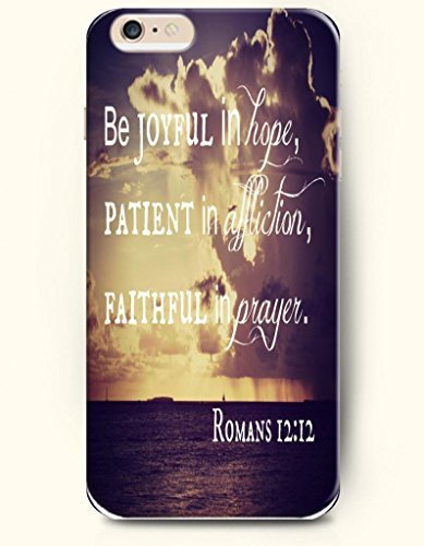 iPhone Case, SevenArc iPhone 6 (4.7) Hard Case **NEW** Case with the Design of be joyful in hope,patient in affliction…