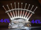 51LxxaUnNhL. SL160  Teeth Whitening Kit 44% with 10 syringes of gel= 10 3cc 44% syringes and 2  Trays