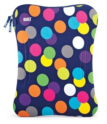 BUILT 17 Inch Neoprene Laptop Sleeve, Scatter Dot